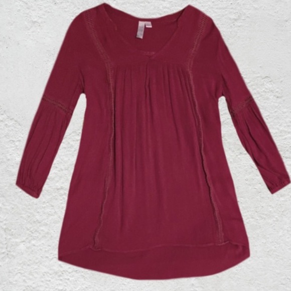 Alya Black V-Neck Long Sleeve Boho Flowy Dress - Picture 12 of 12